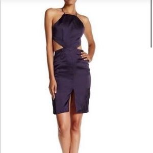 'NBD Sleeveless Midnight Indigo Seduce Me Dress'